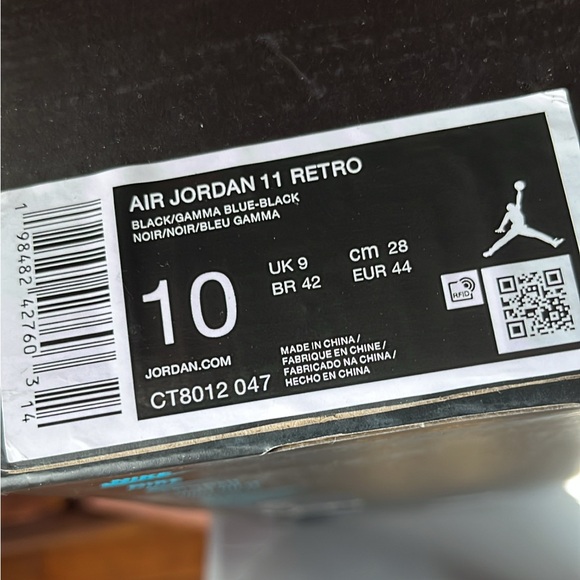 Worn Air Jordan 11 “Gamma” SZ 10